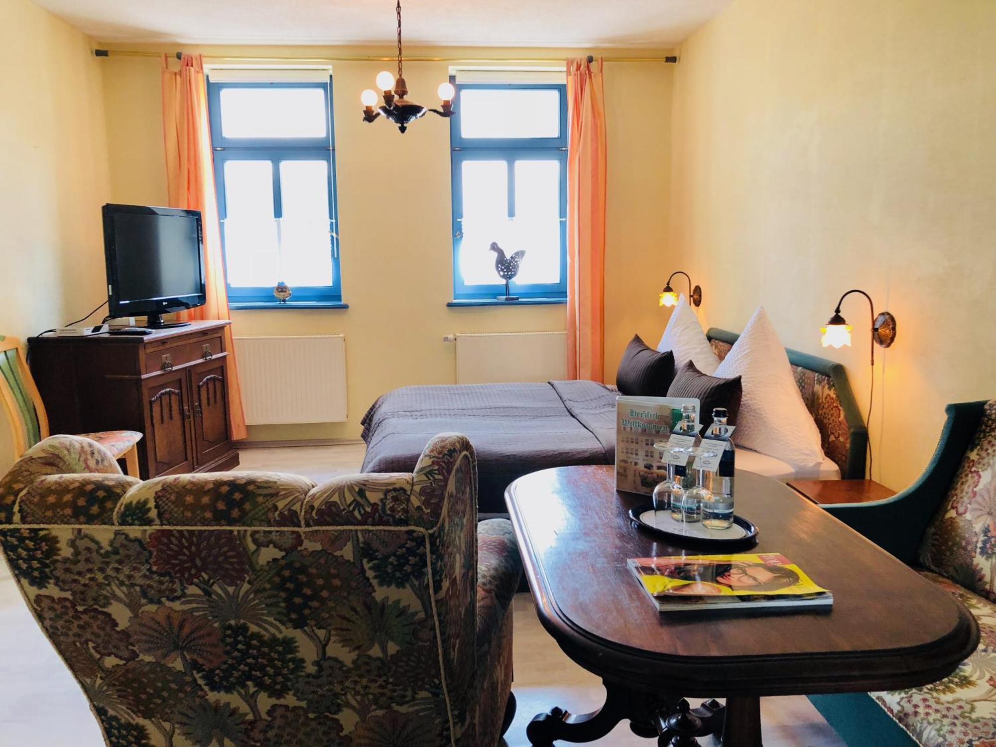 Hotel-Restaurant Thueringer Hof Bad Frankenhausen Pokój zdjęcie